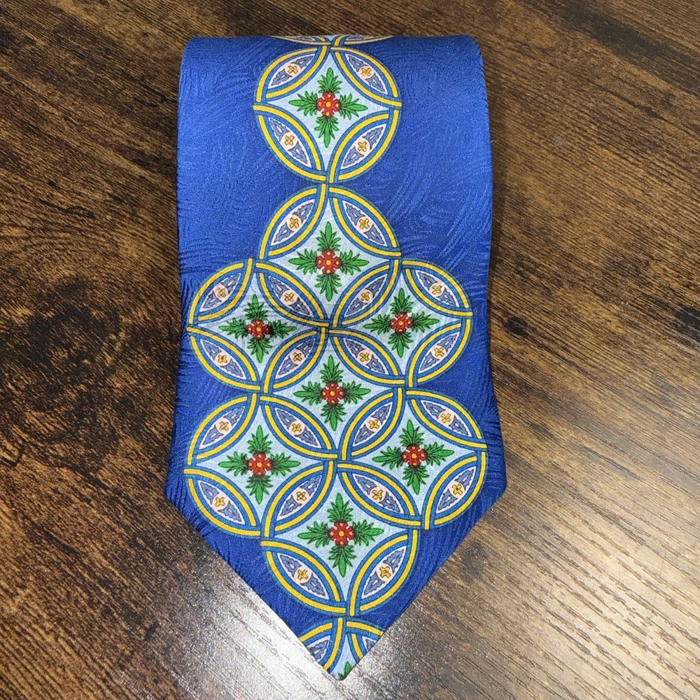 Vintage 90s Rush Limbaugh No Boundaries Collection 100% Silk Necktie USA